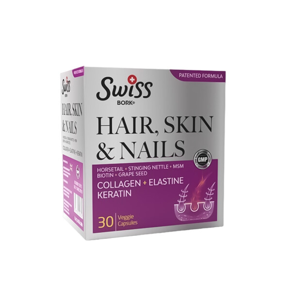 Swiss Bork Hair Skin Nail 30 Kapsül - 1