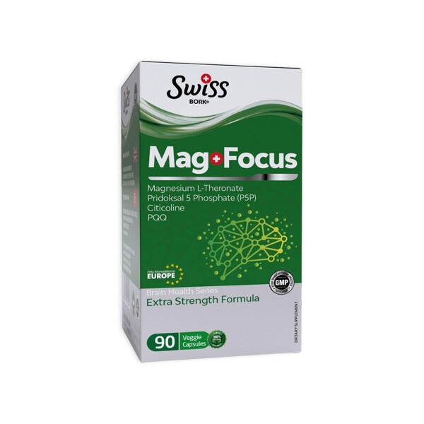 Swiss Bork Magnesium L-Threonate Focus 90 Kapsül - 1