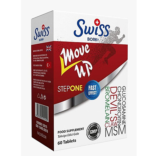 Swiss Bork Move Up Step1 Glocosam 60 Tablet - 1