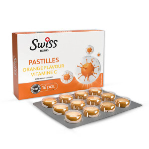 Swiss Bork Portakal & C Vitamini Pastil