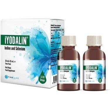 Tab İlaç İyodalin İyot Ve Selenyum Damla 25+25 Ml İkili Şişe - 1