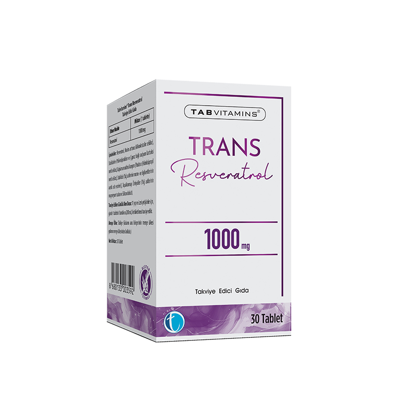 Tab Vitamins Trans Resver 1000 mg 30 Tablet