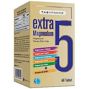 TabVitamins Extra 5 Magnezyum 60 Tablet