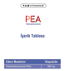 Tabvitamins PEA Palmitoiletanolamid 60 Kapsül - 3