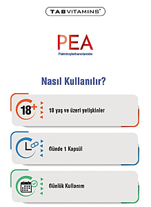 Tabvitamins PEA Palmitoiletanolamid 60 Kapsül - 4