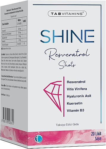 Tabvitamins Shine Resveratrol 20 Likit Saşe - 1