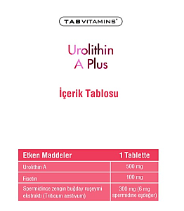 Tabvitamins Urolithin A Plus 30 Tablet - 3