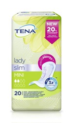 TENA Lady Slim Mini 2 Damla Kadın Mesane Pedi 20 Adet