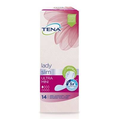 TENA Lady Slim Ultra Mini 1 DAMLA Kadın Mesane Pedi 14 Adet - 1