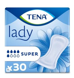 TENA Lady Super  Kadın Mesane Pedi 30 Adet 5 Damla