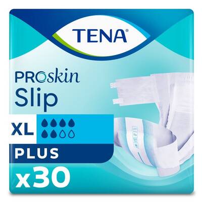 TENA Proskin Slip Plus 6 Damla XL 30'lu - 1