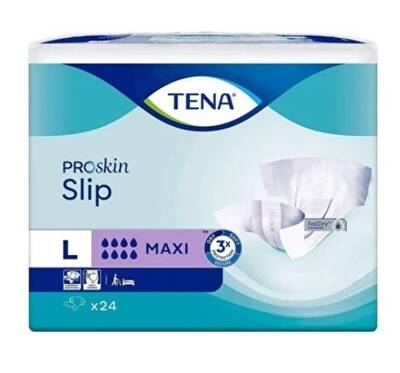 TENA Slip Premium Maxi Large Belbantlı Hasta Bezi 24 Adet 8 Damla - 1