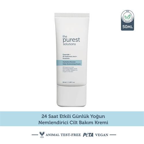 The Purest Solutions 24 Saat Etkili Günlük Yoğun Nemlendirici Bakım Kremi 50ml - 1