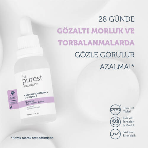 The Purest Solutions Göz Altı Torbalanma ve Morluk Karşıtı Bakım Serumu 30ml - 2