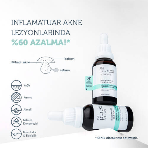 The Purest Solutions Gözenek Siyah Nokta ve Akne (Sivilce) Giderici Bakım Serumu 30ml - 2