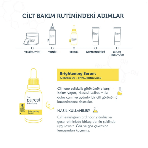 The Purest Solutions Leke Giderici ve Cilt Tonu Eşitleyici Cilt Bakım Serum 30ml - 6