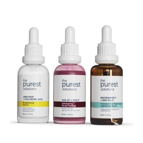 The Purest Solutions Leke Önleyici + Aydınlatıcı + Sivilce & Sebum Dengeleyici Bakım Seti - 1