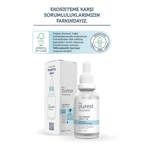 The Purest Solutions Tüm Cilt Tipleri için Yoğun Nemlendirici Bakım Serumu 30ml - 5