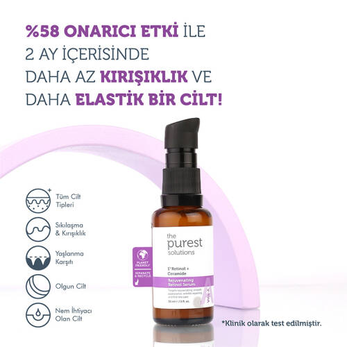 The Purest Solutions Vita-a Serum & Onarıcı & Besleyici Retinol Serum 30ml - 2