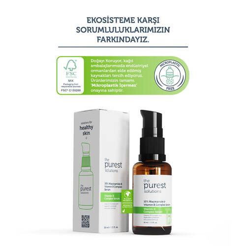 The Purest Solutions Vita-b Complex Niacinamide 10% Serum Bariyer Güçlenmeye Yardımcı - 5