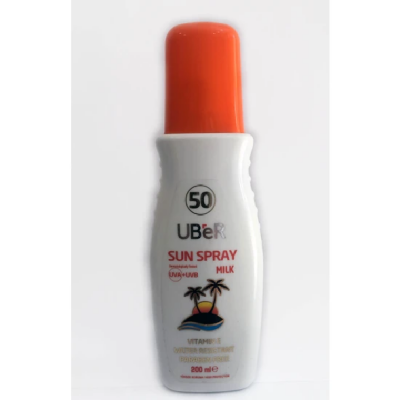 Uber Güneş Sütü Sprey SPF50 200 ml - 1