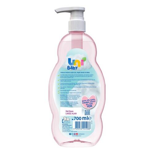 Uni Baby Boyasız Şampuan Kolay Tarama 700 ml - 3