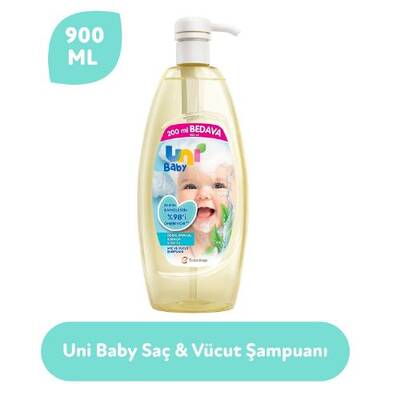 Uni Baby Şampuan 900 ml - 1