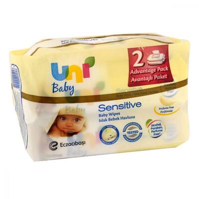 Uni Baby Sensitive Islak Havlu 56 Adet 2'li Avantaj Paketi - 1