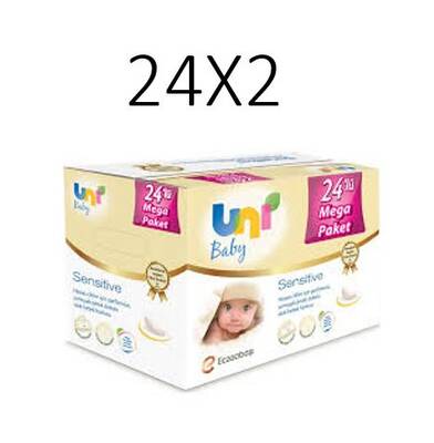 Uni Baby Sensitive Islak Havlu 56 Adet 48'li Avantaj Paketi - 1