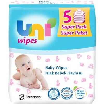 Uni Baby Wipes 5'li Islak Havlu Süper Paket - 1