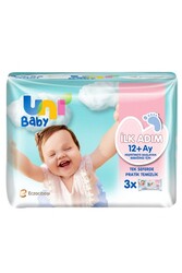 Unibaby Ilk Adım 12 Ay+ Islak Mendil 156 Yaprak - 3 Adet