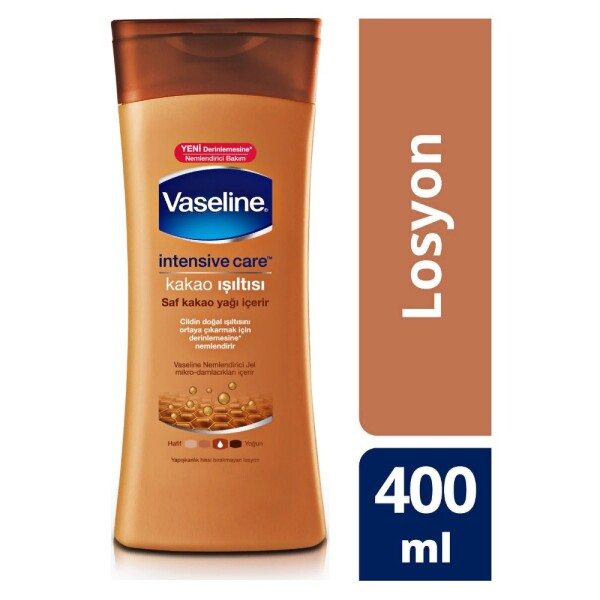 Vaseline Intensive Care Kakao Işıltısı Nemlendirici Losyon 400 ml - 1