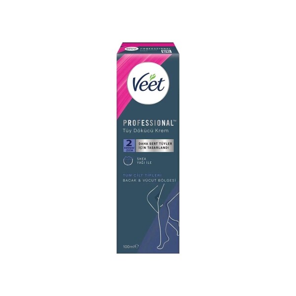 Veet Bacak ve Vücut Bölgesi İçin Professional Tüy Dökücü Krem 100 ml - 1