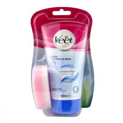 Veet Duşta Tüy Dökücü Krem Hassas Ciltler Aloe Vera 150 ml - 1