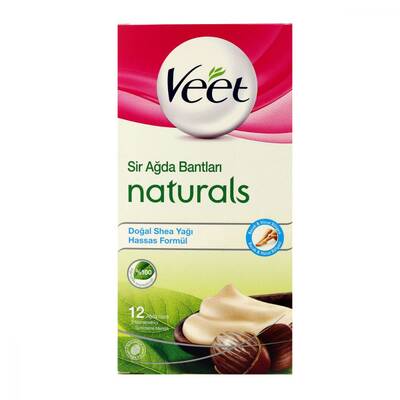 Veet Naturals Ağda Bandı 12 Adet - 1