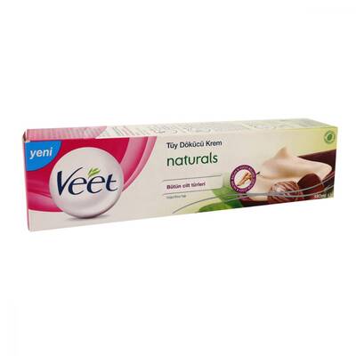 Veet Naturals Tüy Dökücü Krem Shea Yağı 180 ml - 1