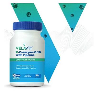 Velavit V-Coenzyme Q10 With Piperine 30 Kapsül - 1