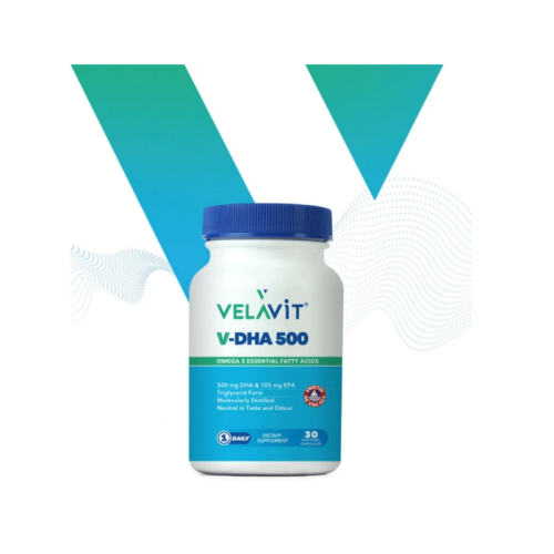 Velavit V-DHA 500 mg 30 Kapsül - 1