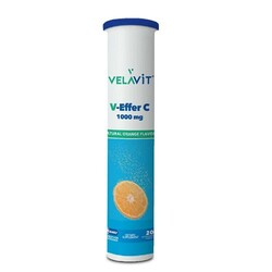 Velavit V-Effer C 1000 mg 20 Efervesan Tablet - 1