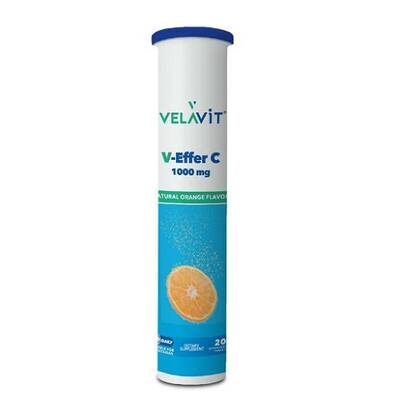 Velavit V-Effer C 1000 mg 20 Efervesan Tablet - 1