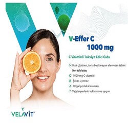 Velavit V-Effer C 1000 mg 20 Efervesan Tablet - 2