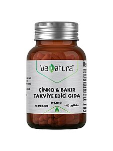 Venatura Çinko & Bakır 60 Kapsül