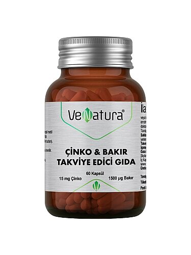 Venatura Çinko & Bakır 60 Kapsül - 1
