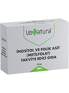 Venatura İnositol Folik Asit Metilfolat 20 Saşe