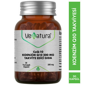 Venatura Koenzim Q10 200 mg 30 Kapsül