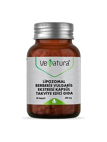 Venatura Lipozomal Berberis Vulgaris Ekstresi 60 Kapsül - 1