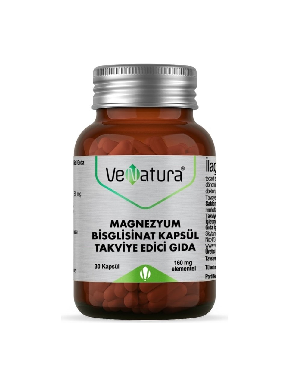 Venatura Magnezyum Bisglisinat 30 Kapsül