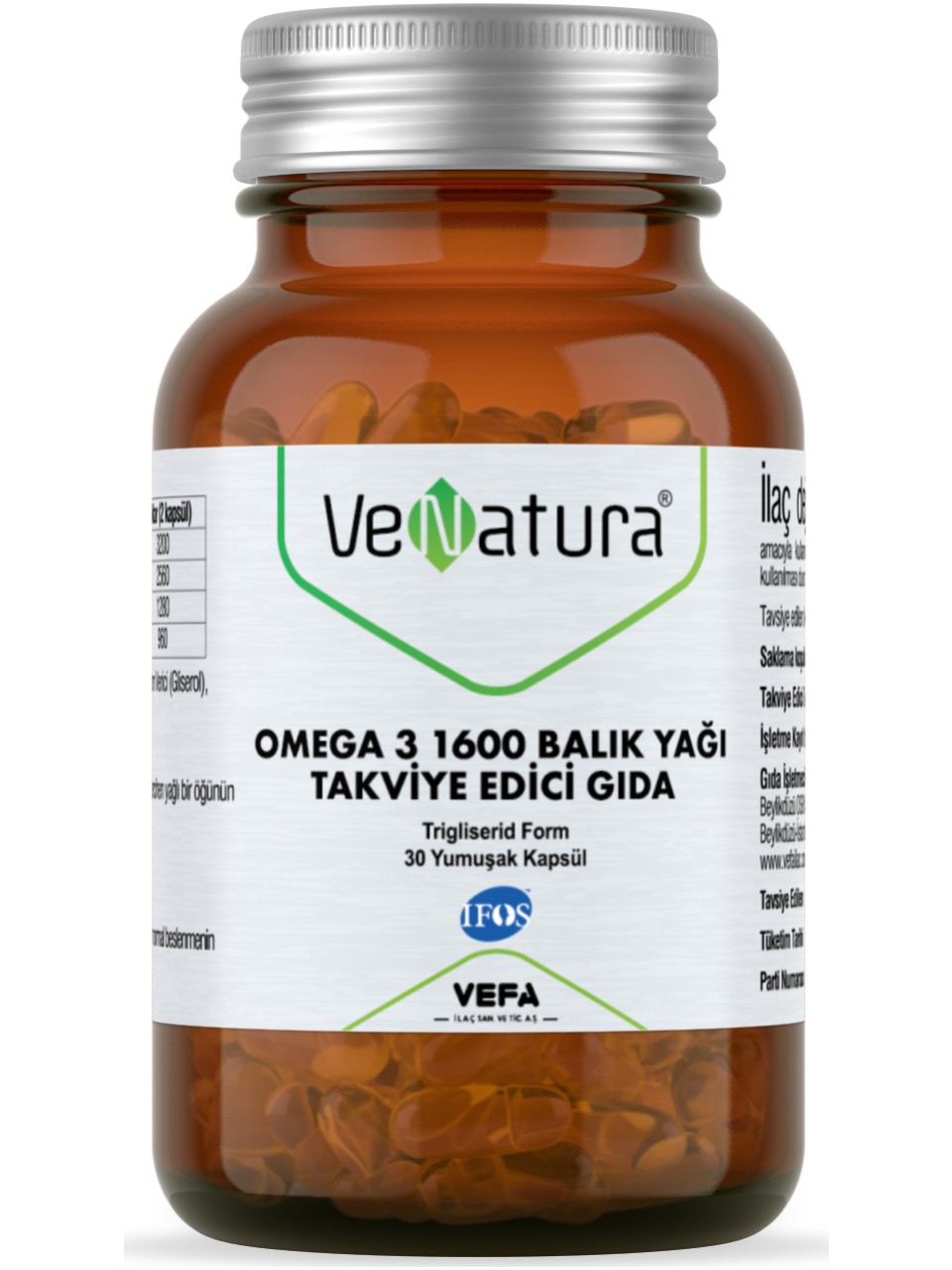 Venatura Ultra Omega 3 30 Kapsül