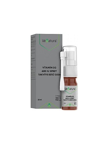 Venatura Vitamin D3 600 IU Sprey 20 ml - 1
