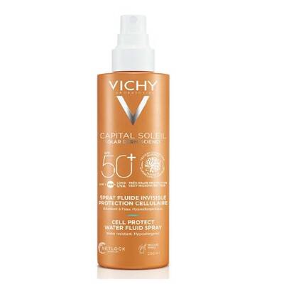 Vichy Capital Soleil Beach Protect Çok Yüksek Korumalı Yüz ve Vücut Spreyi SPF50+ 200 ml - 1